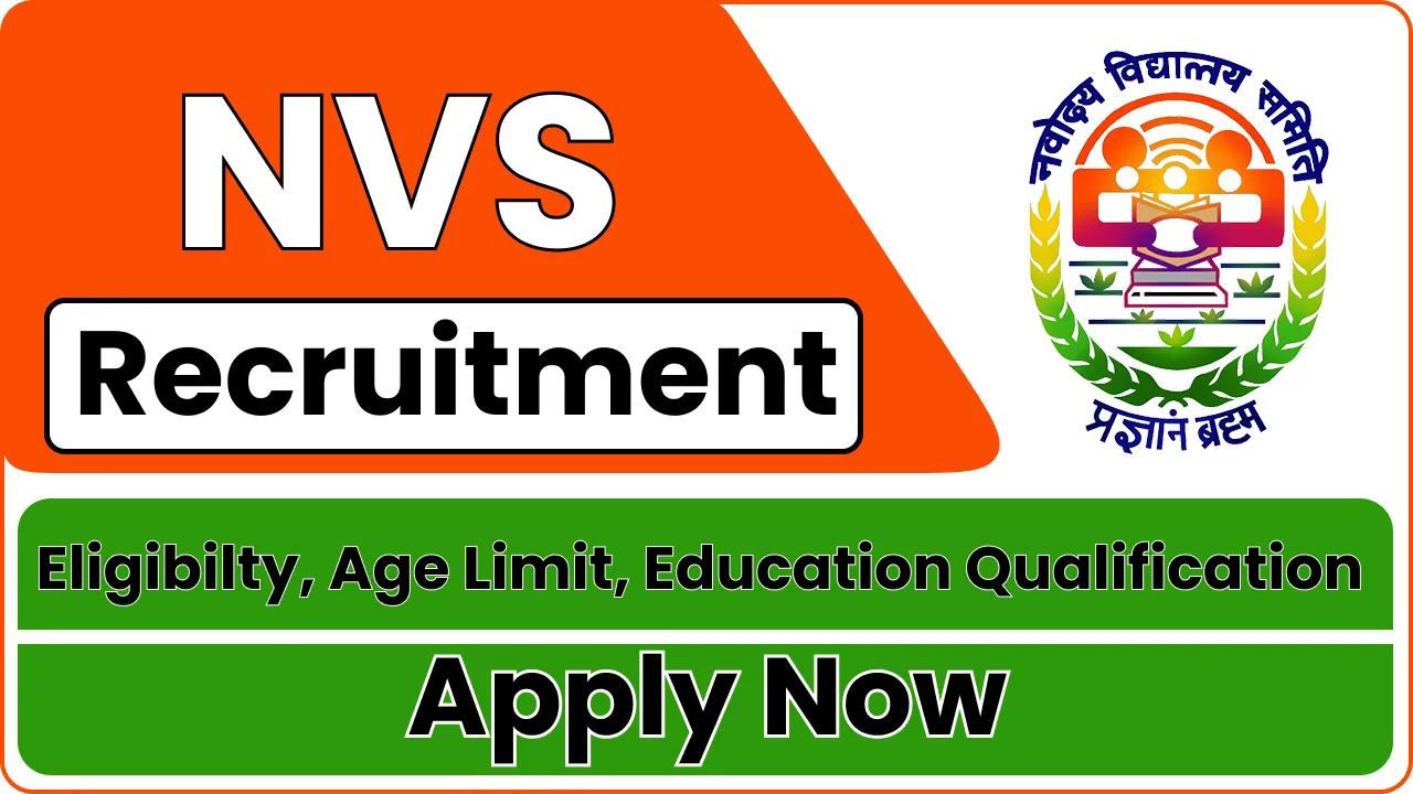 nvs government job portal details sarkariclerks