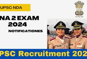 UPSC National Defence Academy & Naval Academy NDA NA Second Examination 2024 Apply Online for 404 Post | bihar government job portal details on sarkariclerks