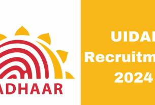 UIDAI Aadhaar Card Recruitment 2024: Apply Online, government job portal details on sarkariclerks.