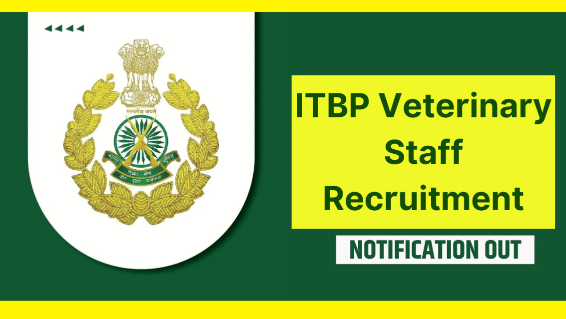 ITBP Animal Attendant Recruitment 2024, government job portal details on sarkariclerks.